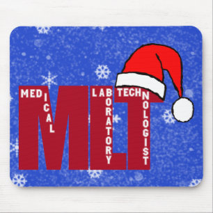Alfombrilla De Ratón Santa MLT - NAVIDADES TECNOLOGÍA DE LABORATORIO MÉ
