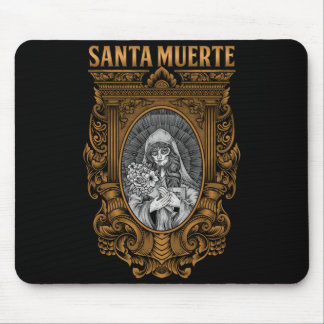 Alfombrilla De Ratón Santa Muerte Mexicana Diosa Femenina Calavera de A