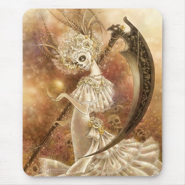 Alfombrilla De Ratón Santa Muerte Mousepad (Frente)