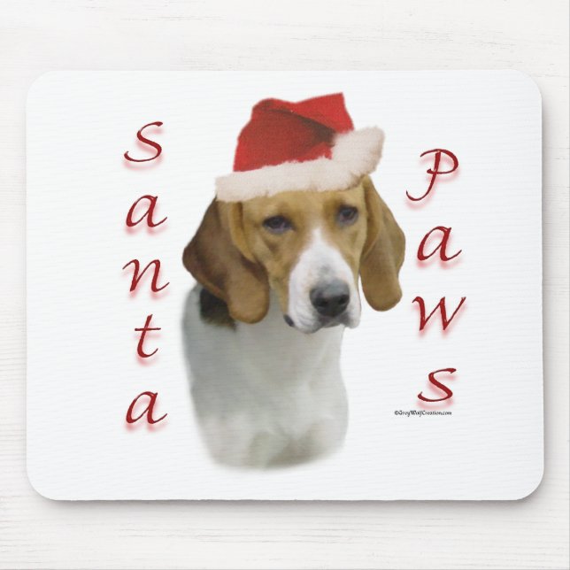 Alfombrilla De Ratón Santa Paws de Foxhound (Frente)