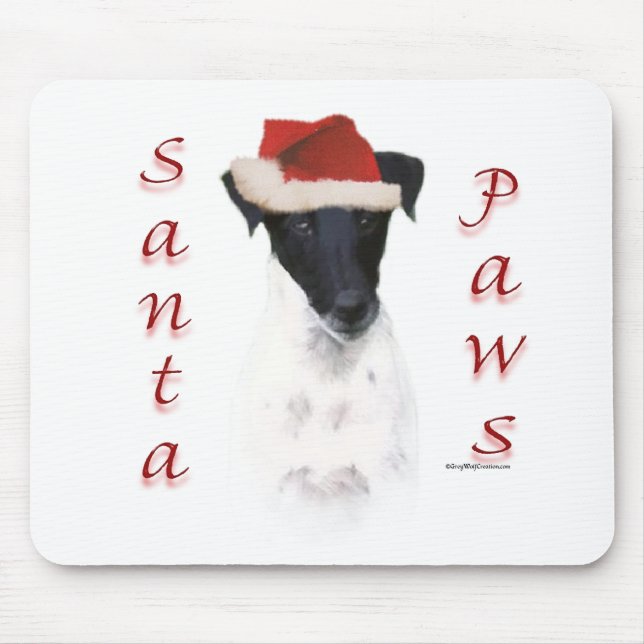 Alfombrilla De Ratón Santa Paws Smooth Fox Terrier (Frente)