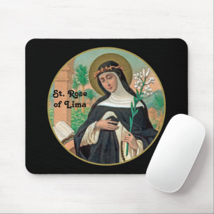 Alfombrilla De Ratón Santa Rosa de Lima (detalle; K 48)
