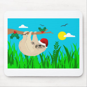 Alfombrilla De Ratón santa sloth