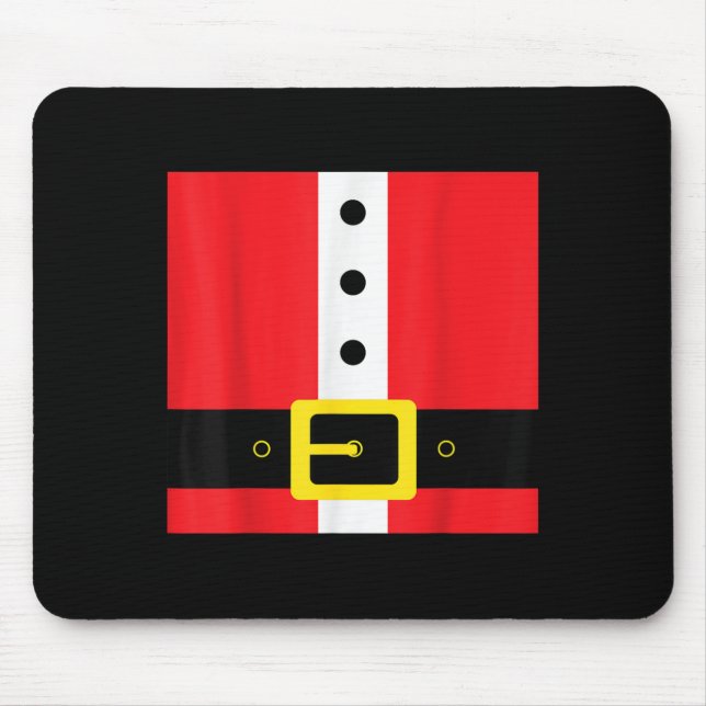 Alfombrilla De Ratón Santa Suit Christmas Funny Cute  (Frente)