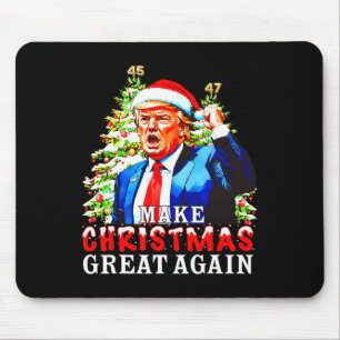 Alfombrilla De Ratón Santa Trump 45-47 pijamas de Navidad hacen geniale