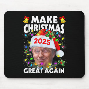 Alfombrilla De Ratón Santa Trump Haz que la Navidad sea genial de nuevo