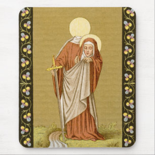 Alfombrilla De Ratón Santa Winifreda de Gales (P 002)