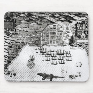 Alfombrilla De Ratón Santiago, Cabo Verde, 1589