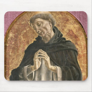Alfombrilla De Ratón Santo Dominic (tempera en el panel)