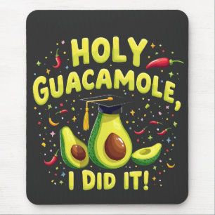 Alfombrilla De Ratón Santo Guacamole Lo Hice Graduado Cinco De Mayo