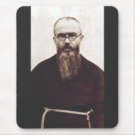 Alfombrilla De Ratón Santo Maximiliano Kolbe sacerdote católico polaco