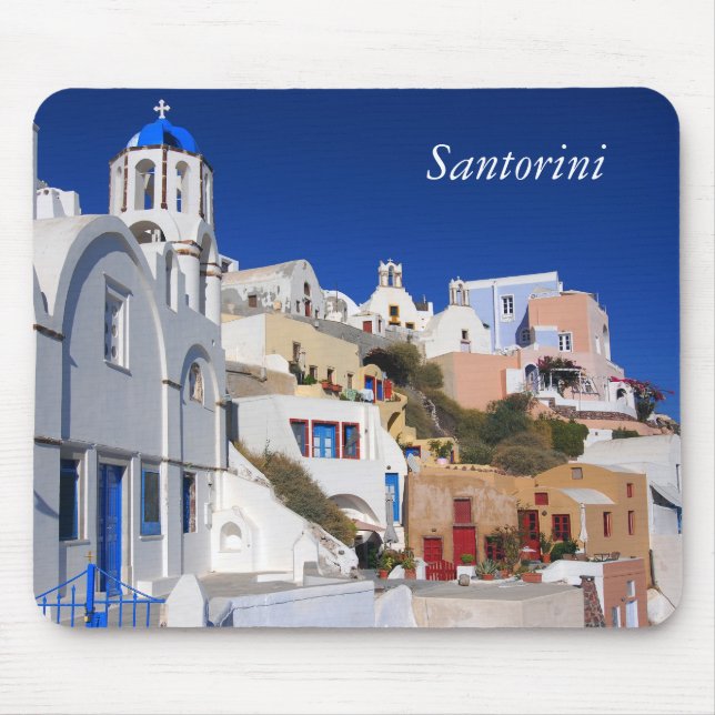 Alfombrilla De Ratón Santorini Canvas (Frente)