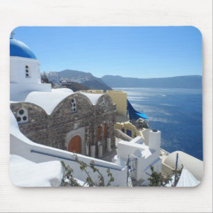 Alfombrilla De Ratón Santorini, Grecia