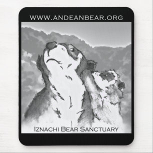 Alfombrilla De Ratón Santuario Mousepad del oso de Iznachi