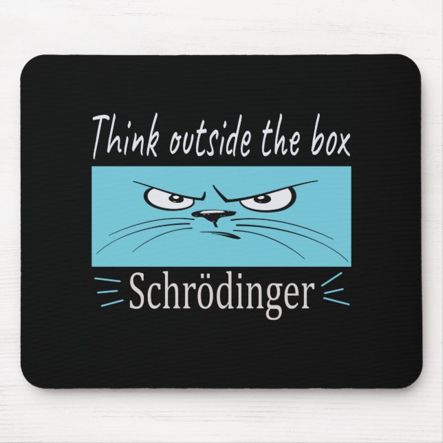 Alfombrilla De Ratón Sáquenme de su caja Schrodinger (Frente)