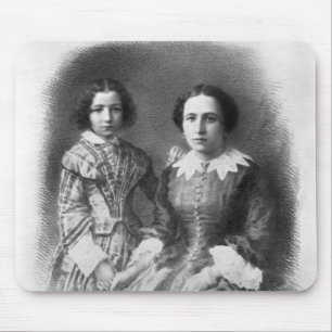 Alfombrilla De Ratón ¿Sarah Bernhardt y su madre?