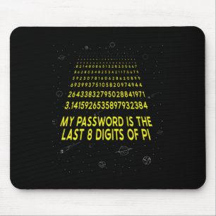 Alfombrilla De Ratón Sarcástico De Pi Day Mi Palabra Es Los Últimos 8 D