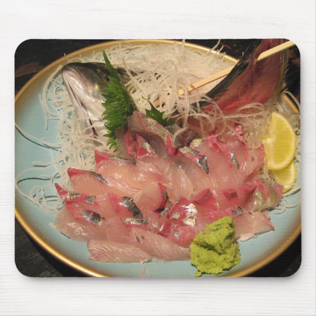 Alfombrilla De Ratón Sashimi 刺身 ... Comida Japonesa (Frente)