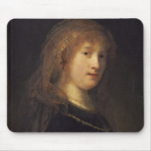 Alfombrilla De Ratón Saskia van Uylenburgh, c.1634-1640 (aceite en el