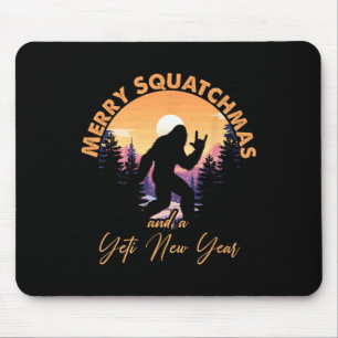 Alfombrilla De Ratón Sasquatch Santa Yeti Merry Squatchmas Bigfoot Chri