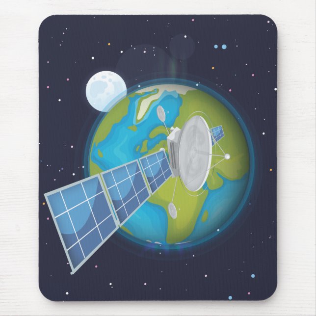 Alfombrilla De Ratón Satélite (Frente)