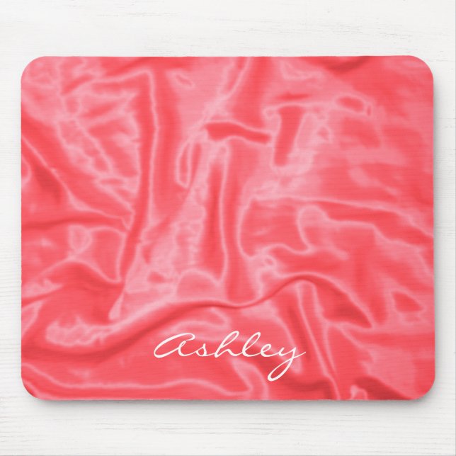 Alfombrilla De Ratón Satina de coral - Mousepad informático (Frente)