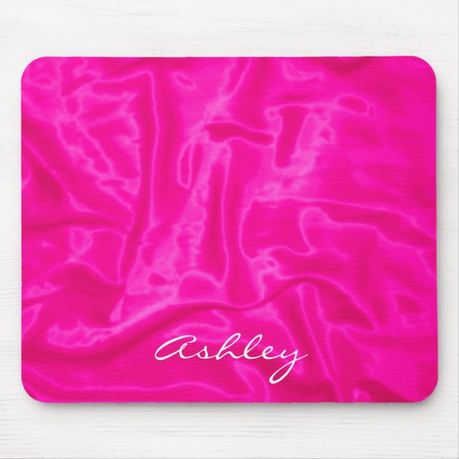 Alfombrilla De Ratón Satina rosa - Mousepad informático (Frente)