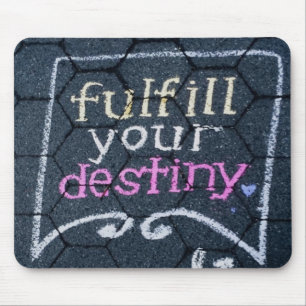 Alfombrilla De Ratón Satisfacer su destino amor motivacional
