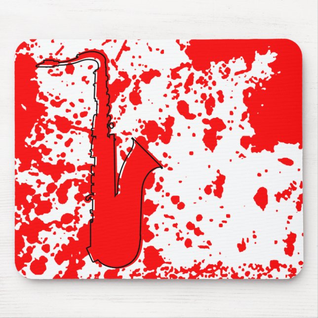 Alfombrilla De Ratón saxofón odd-Rex (Frente)