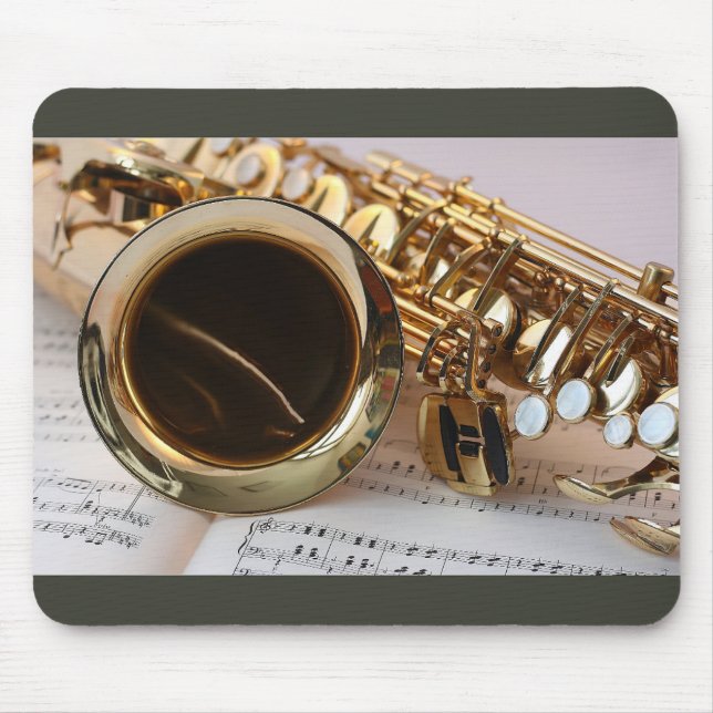 Alfombrilla De Ratón Saxophone (Frente)