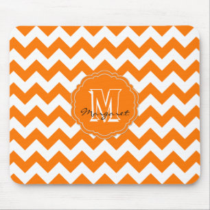 Alfombrilla De Ratón SC Chevron Mouse Pad Naranja y blanco