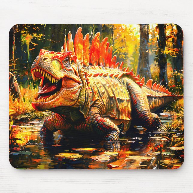 Alfombrilla De Ratón Scary Dinosaur (Frente)