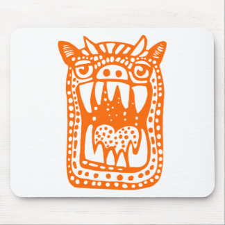 Alfombrilla De Ratón Scary Monster - Naranja