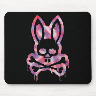 Alfombrilla De Ratón Scary Skull Y Crossbone D Rabbit Horror Bunny H