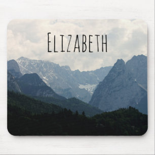 Alfombrilla De Ratón Scenic Alpine Mountains Nature Photo