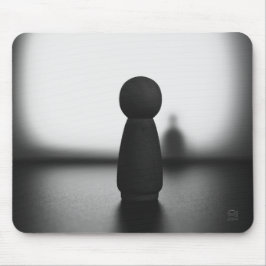 Alfombrilla De Ratón Schaduw van een mentale toestand.
