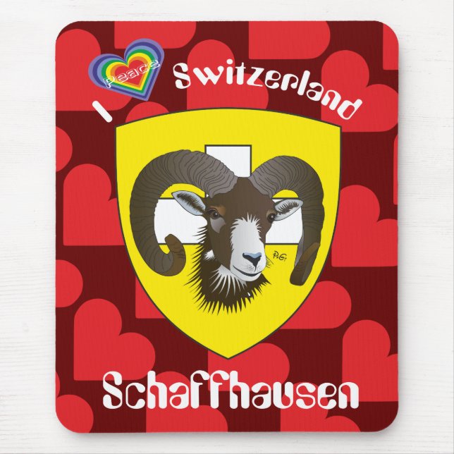 Alfombrilla De Ratón Schaffhausen - Schweiz - Suisse - Svizzera Magnet (Frente)