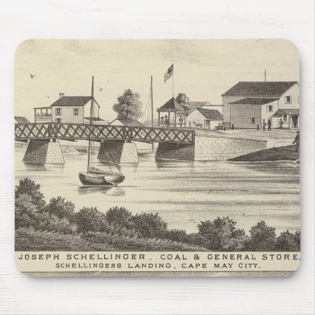 Alfombrilla De Ratón Schellinger Store and Ocean House (Frente)