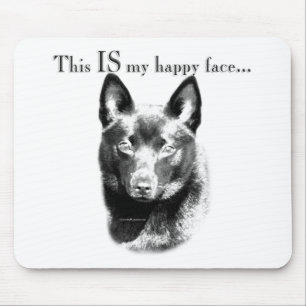 Alfombrilla De Ratón Schipperke Happy Face