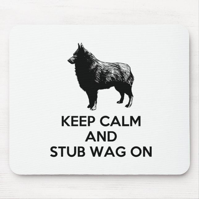 Alfombrilla De Ratón Schipperke Mousepad (Frente)