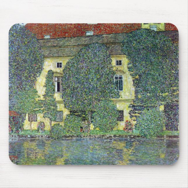 Alfombrilla De Ratón Schloss Kammer sobre el tema III de Gustav Klimt (Frente)