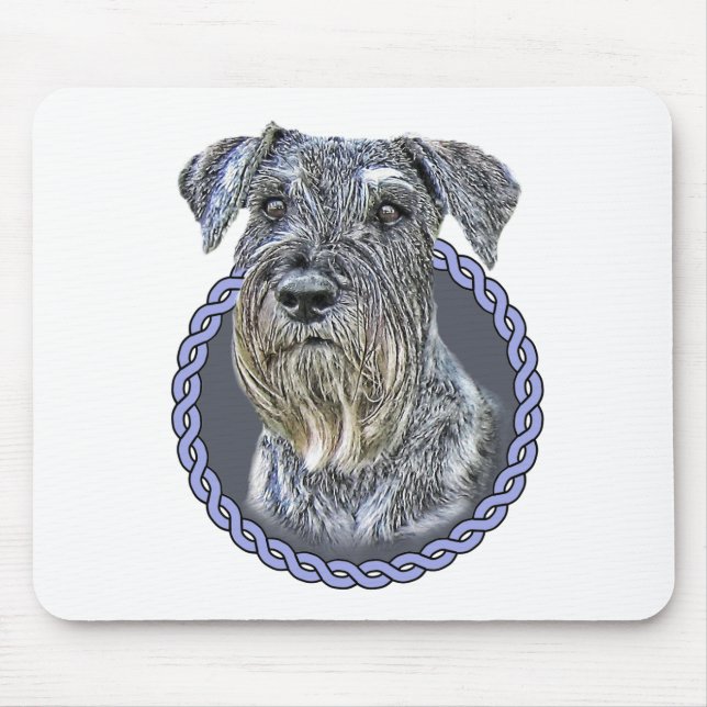 Alfombrilla De Ratón Schnauzer estándar 001 (Frente)
