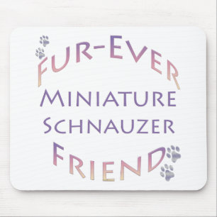 Alfombrilla De Ratón Schnauzer Furever en miniatura