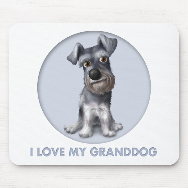 Alfombrilla De Ratón Schnauzer Granddog (Frente)