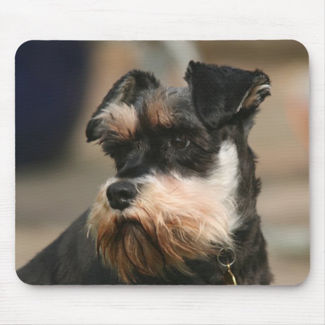 Alfombrilla De Ratón schnauzer miniatura (Frente)
