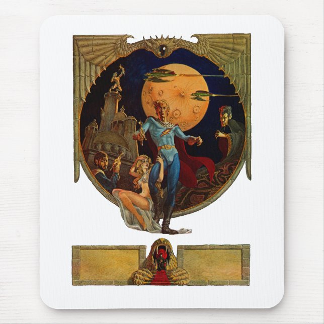 Alfombrilla De Ratón Sci-fi-Hero (Frente)