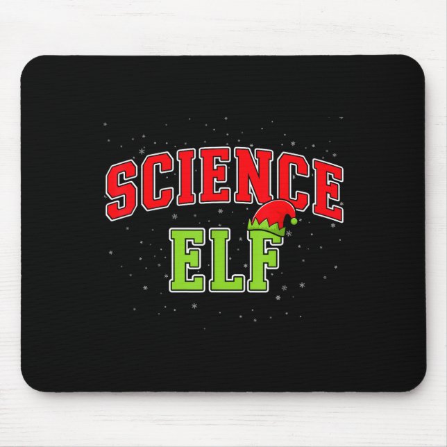 Alfombrilla De Ratón Science Elf Christmas Family Matching Group Xmas S (Frente)