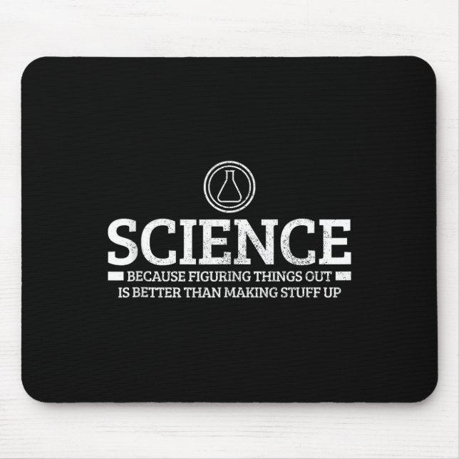 Alfombrilla De Ratón Science Physics Chemistry Nerd Funny Saying Scient (Frente)