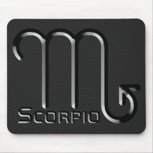 Alfombrilla De Ratón SCORPIO, Diseño Resumen del Rótulo Zodiaco,