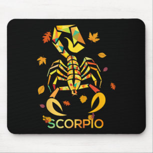 Alfombrilla De Ratón Scorpio Zodiac Fall Scorpion Cumpleaños